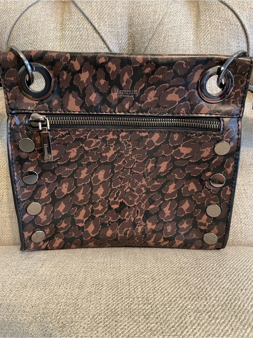 Hammitt Tony Leopard Print Bag